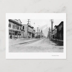Uitzicht van Skagway, foto van Alaska Briefkaart