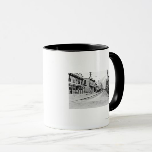 Uitzicht van Skagway, foto van Alaska Mok (Voorkant rechts)