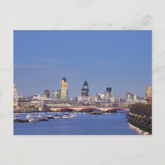 Uitzicht van Skyline Briefkaart (Voorkant)