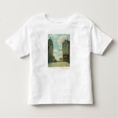 Uitzicht van Skyscrapers dat 1906 overleefde Kinder Shirts (Voorkant)