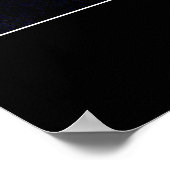 Uitzicht van sluiting van het internationale ruimt poster (Hoek)