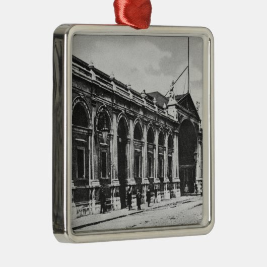 Uitzicht van Smithfield Meat Market, c.1905 Metalen Ornament (Rechts)