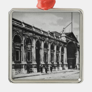 Uitzicht van Smithfield Meat Market, c.1905 Metalen Ornament