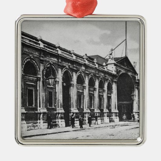 Uitzicht van Smithfield Meat Market, c.1905 Metalen Ornament (Voorkant)