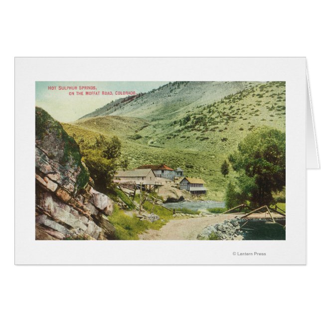 Uitzicht van snelzwavelzuigers op de Moffat Road (Voorkant Horizontaal)