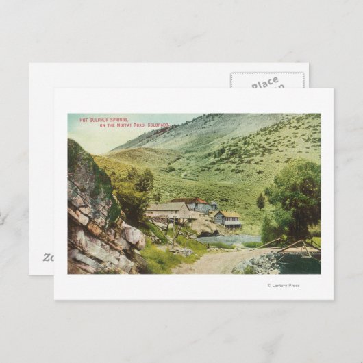 Uitzicht van snelzwavelzuigers op de Moffat Road Briefkaart (Voorkant / Achterkant)