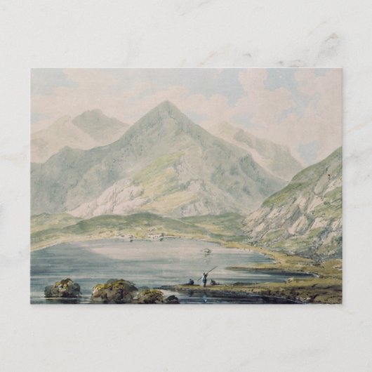 Uitzicht van Snowdon Briefkaart (Voorkant)