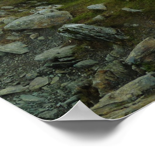 Uitzicht van Snowdon - Panorama Poster (Hoek)