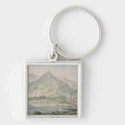 Uitzicht van Snowdon Sleutelhanger (Voorkant)