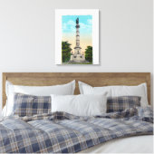 Uitzicht van soldaten en zeelieden canvas afdruk (Insitu (Slaapkamer))