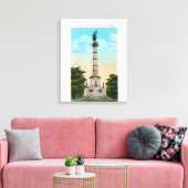 Uitzicht van soldaten en zeelieden canvas afdruk (Insitu (Woonkamer))