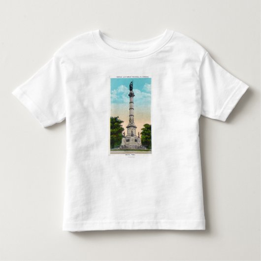 Uitzicht van soldaten en zeelieden kinder shirts (Voorkant)