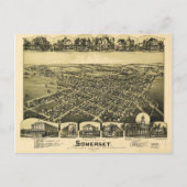 Uitzicht van Somerset, Pennsylvania (1900) Briefkaart (Voorkant)