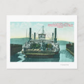 Uitzicht van SP Ferry Boat Solano in Dock 2 Briefkaart (Voorkant)