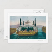 Uitzicht van SP Ferry Boat Solano in Dock Briefkaart (Voorkant / Achterkant)