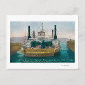 Uitzicht van SP Ferry Boat Solano in Dock Briefkaart (Voorkant)