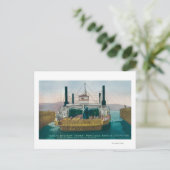 Uitzicht van SP Ferry Boat Solano in Dock Briefkaart (Staand voorkant)