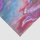 Uitzicht van Space Paint Flow Art Tissuepapier (Detail)