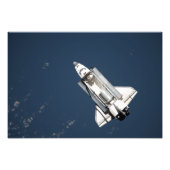 Uitzicht van Space Shuttle Discovery 2 vanuit de l Foto Afdruk (Voorkant)