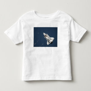 Uitzicht van Space Shuttle Discovery 2 vanuit de l Kinder Shirts