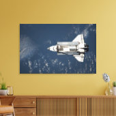 Uitzicht van Space Shuttle Discovery 3 vanuit de l Canvas Afdruk (Insitu (Woonkamer))