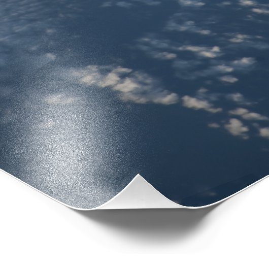 Uitzicht van Space Shuttle Discovery 3 vanuit de l Foto Afdruk (Hoek)