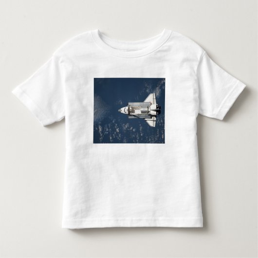 Uitzicht van Space Shuttle Discovery 3 vanuit de l Kinder Shirts (Voorkant)