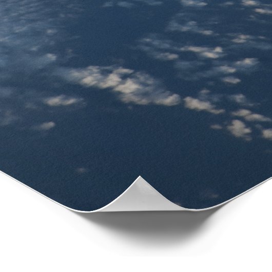 Uitzicht van Space Shuttle Discovery 3 vanuit de l Poster (Hoek)