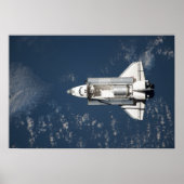 Uitzicht van Space Shuttle Discovery 3 vanuit de l Poster (Voorkant)