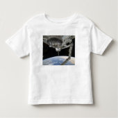 Uitzicht van Space Shuttle Discovery Kinder Shirts (Voorkant)