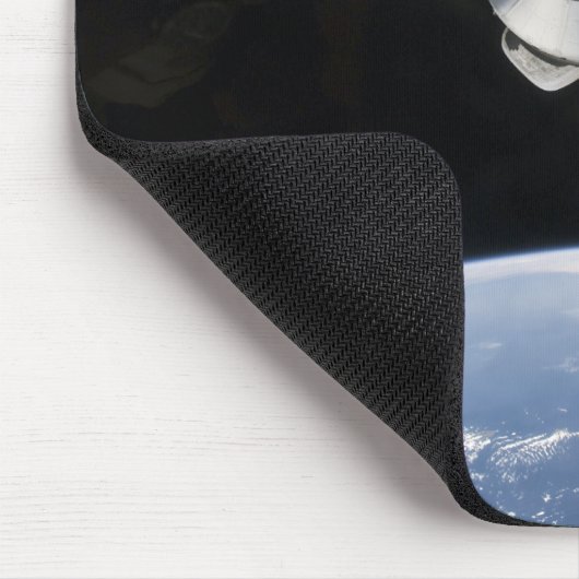 Uitzicht van Space Shuttle Discovery Muismat (Hoek)