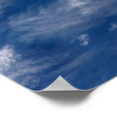 Uitzicht van Space Shuttle Endeavor van ISS Poster (Hoek)