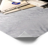 Uitzicht van Space Shuttle Endeavor van ISS (STS-1 Poster (Hoek)