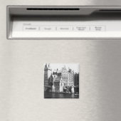 Uitzicht van Speicherstadt Hamburg, c.1910 Magneet (Insitu (Vaatwasser))