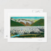 Uitzicht van Spencer Glacier, Near Seward, Alaska Briefkaart (Voorkant / Achterkant)
