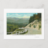 Uitzicht van Spruce Hill voor Keene Valley Briefkaart (Voorkant)