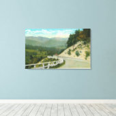 Uitzicht van Spruce Hill voor Keene Valley Canvas Afdruk (Insitu (Houten vloer))