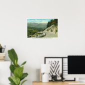Uitzicht van Spruce Hill voor Keene Valley Poster (Thuiskantoor)