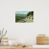 Uitzicht van Spruce Hill voor Keene Valley Poster (Keuken)