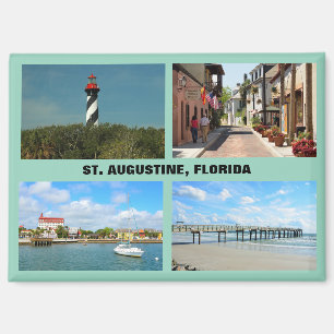 Uitzicht van St. Augustine, Florida Magneet