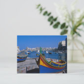 Uitzicht van St. Julian, Malta Briefkaart (Staand voorkant)