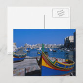 Uitzicht van St. Julian, Malta Briefkaart (Voorkant / Achterkant)