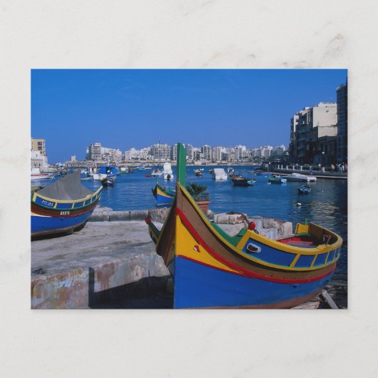 Uitzicht van St. Julian, Malta Briefkaart (Voorkant)