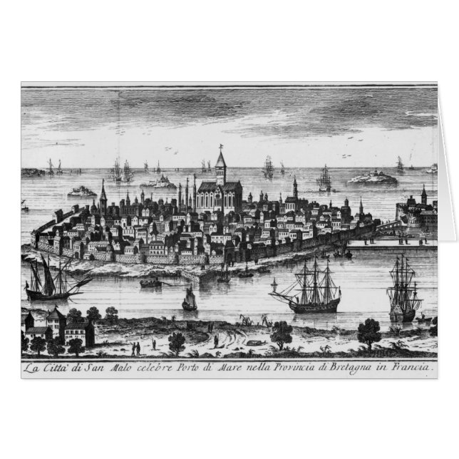 Uitzicht van St. Malo (Voorkant Horizontaal)
