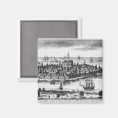 Uitzicht van St. Malo Magneet (Voorkant / Achterkant)