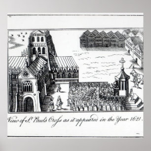 Uitzicht van St. Paul's Cross Poster