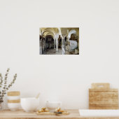 Uitzicht van St. Paul's Crypt, c.634 AD Poster (Keuken)