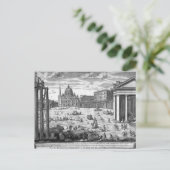 Uitzicht van St. Peter's, Rome Briefkaart (Staand voorkant)