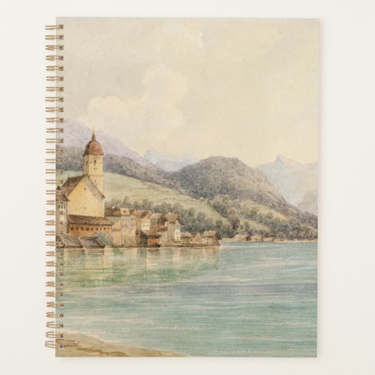 Uitzicht van St. Wolfgang aan het meer Wolfgang Ca Planner (Voorkant)