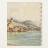 Uitzicht van St. Wolfgang aan het meer Wolfgang Ca Planner (Achterkant)